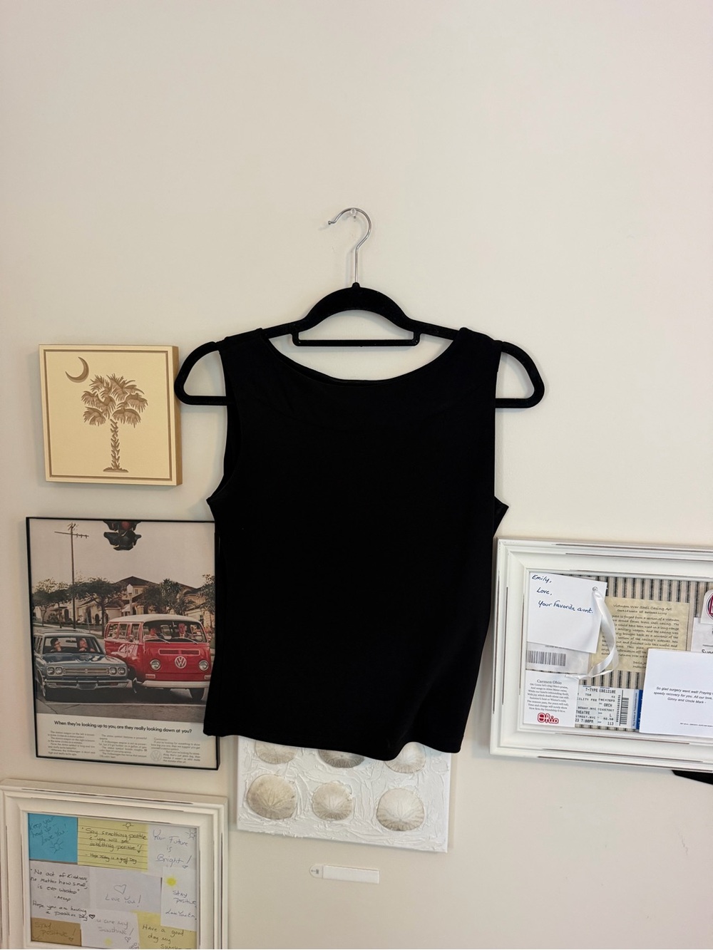 Women's Black Sleeveless Tank Top - Modern Essentials